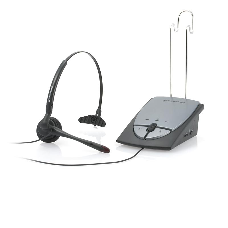 Plantronics S12 Telephone Headset System with a 2in1 Convertible Headset